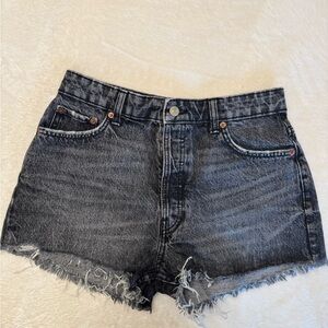 Zara Women's Black Jean Shorts